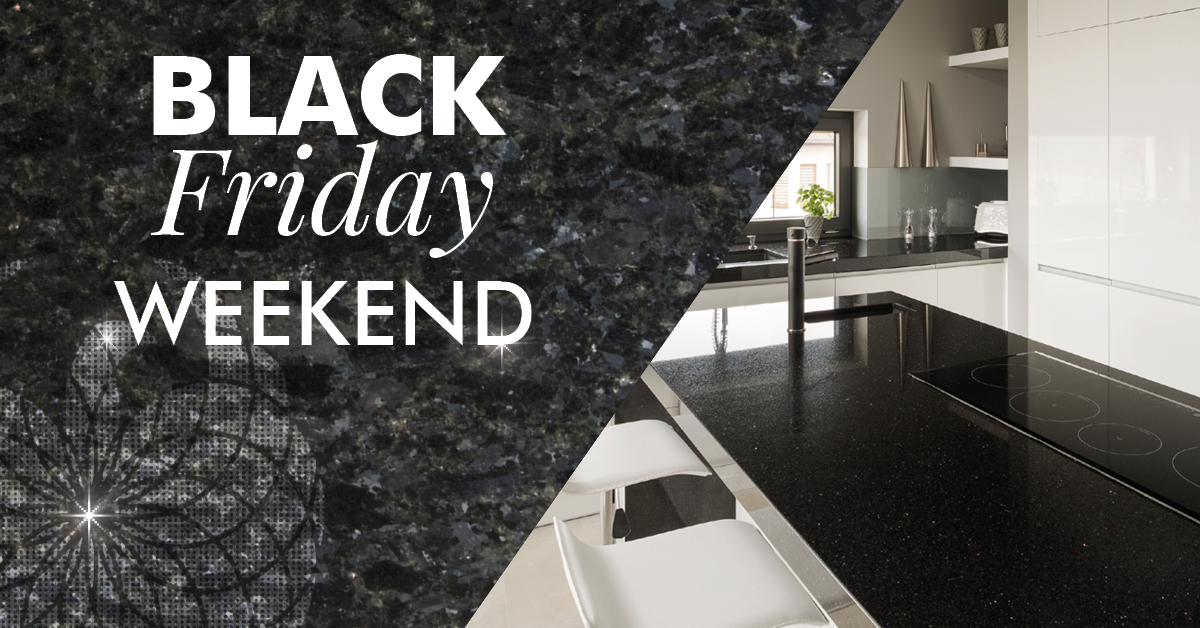 Black Friday 30% på Granit køkkenbordplader